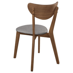 Moon Grey and Natural Walnut 6-piece Dining Set