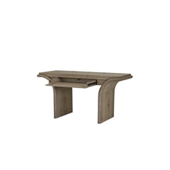 English Knotty Oak Waterfall Accent Desk