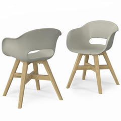 Diary - Outdoor Dining Chair in Plastic (Set of 2) - Taupe