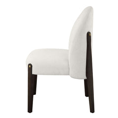 Helen Beige Fabric Side Chair (Set of 2)