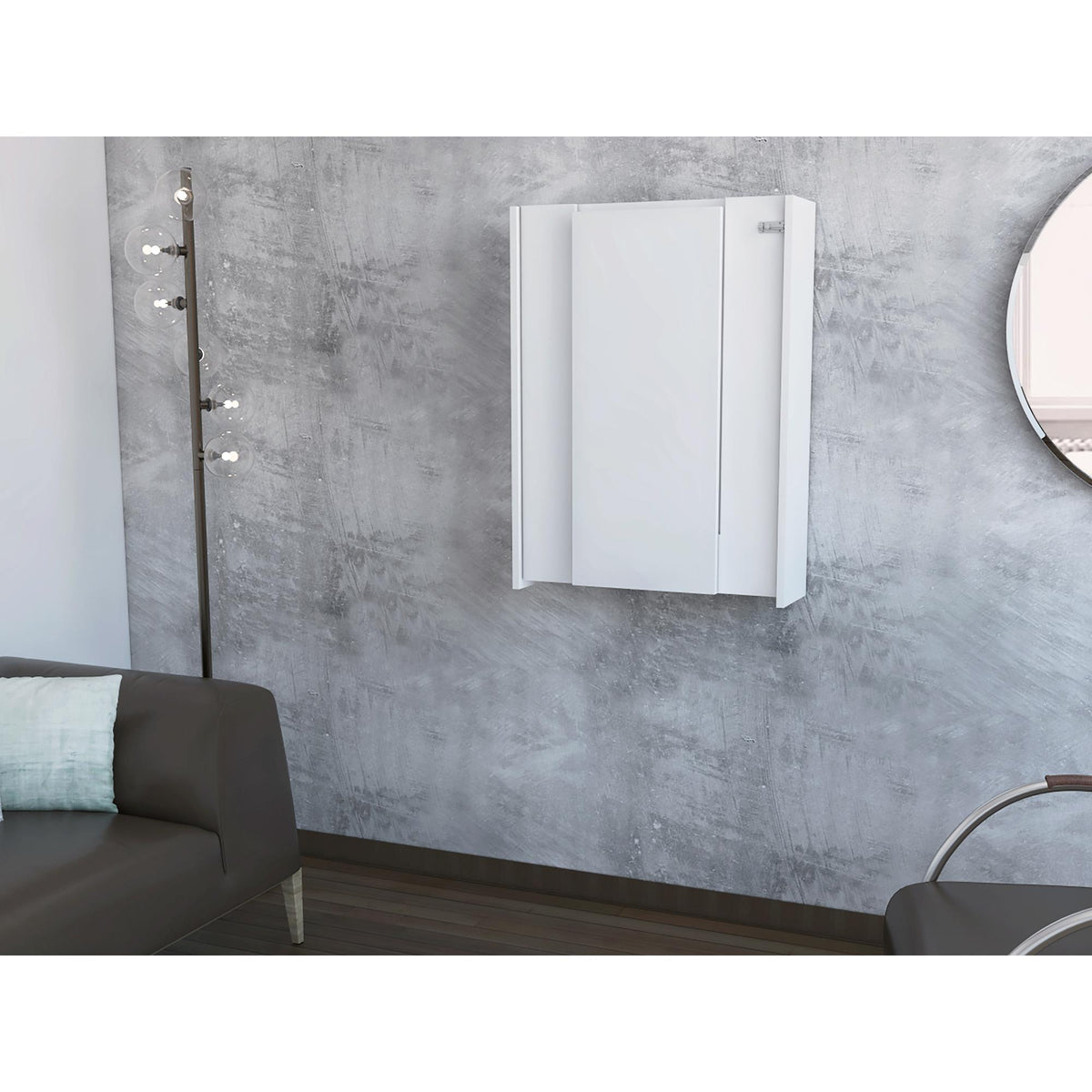 Aphrodite Rectangle Foldable Desk White