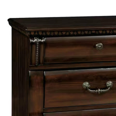 Valhalla Finish 1pc Nightstand Felt Lined Top Drawer Ball Bearing Glide Transitional Bedroom Furniture