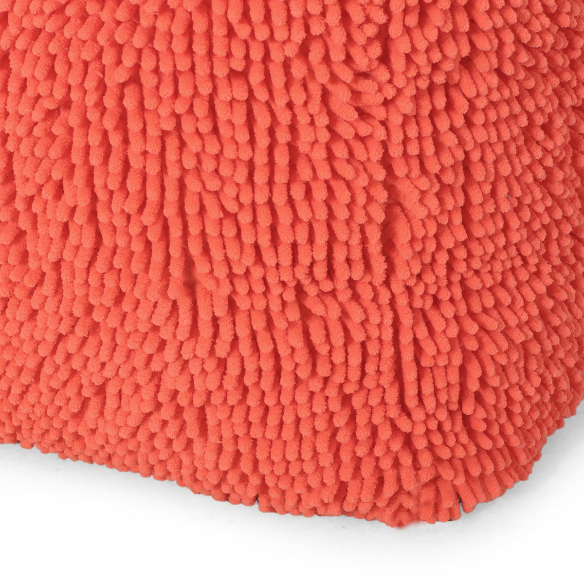 Sonata Square Pouf, Coral