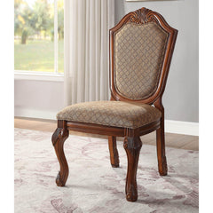 Quasar and Cherry Solid Back Side Chairs (Set of 2)