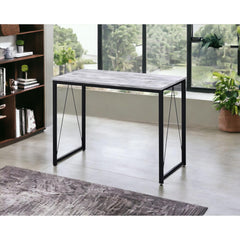 Waltz Antique White& Black Finish Writing Desk