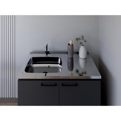 Millennium Sink Cabinet Burwood, Kitchen, Black