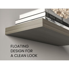 Hercules 31.5" Wide Floating Shelves Set Of 2, Shelves For Wall Decor For Bedroom, Bathroom Storage Shelves, Book Shelves For Living Room