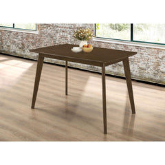 Retro Chestnut Dining Table with Angled Legs
