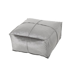Electra Square Pouf, Smoke