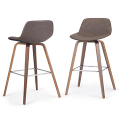Aura Bentwood Counter/ Bar Height Stool (Set of 2)