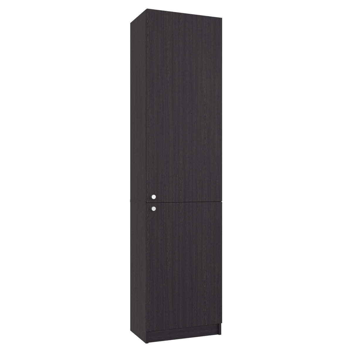 Home Tall Freestanding Bookcase with Double Doors and 5 Interior Storage Shelves, Vertical Storage Cabinet for Living Room, Office or Bedroom