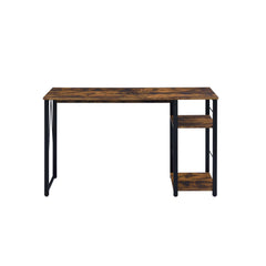 Hecuba Weathered Oak & Black Finish Writing Desk