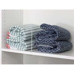 Acrylic Shelf Dividers Clear 4 Pack Organizer for Handbags, towels, wardrobe, pantry