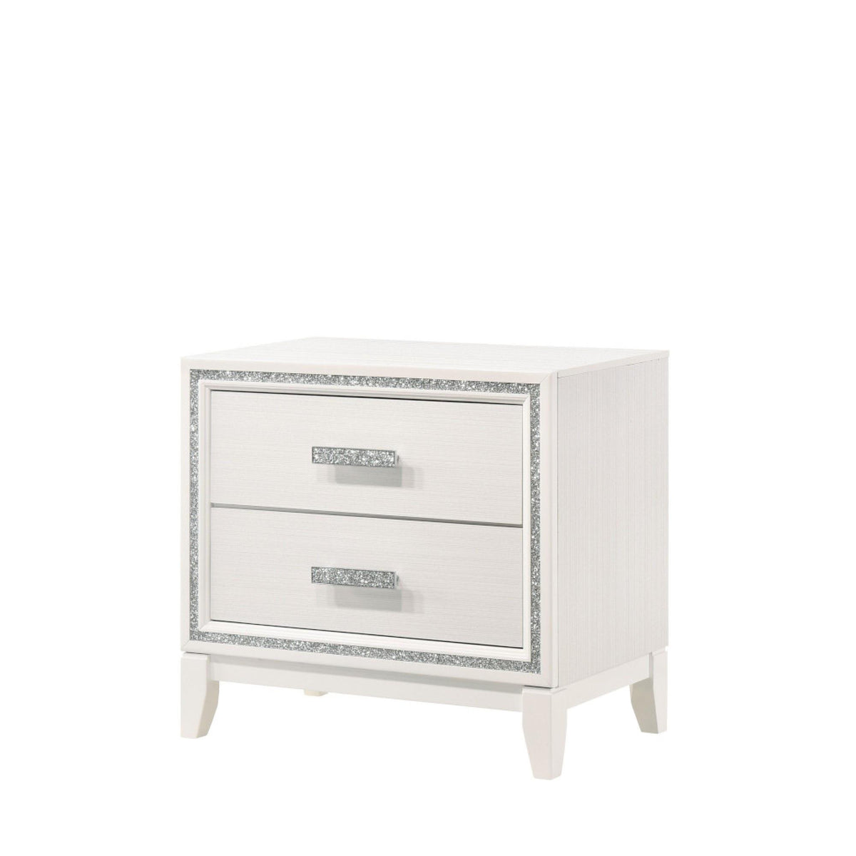 Zenith White Finish Nightstand