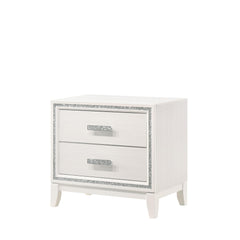 Zenith White Finish Nightstand