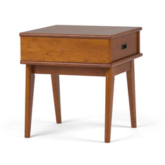 Galaxy - Mid Century End Table - Teak Brown