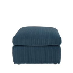 Square Corduroy Ottoman