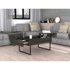 Lift Top Coffee Table 2 Dazza, One Drawer, Espresso / Onyx Finish