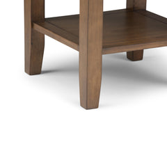 Diary - End Table - Rustic Natural Aged Brown