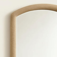 Aura Rope Detailed Mirror - Toffee