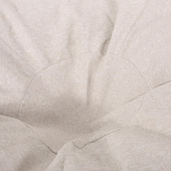Hector 5 Foot Rounded Bean Bag, Striped Natural Grey