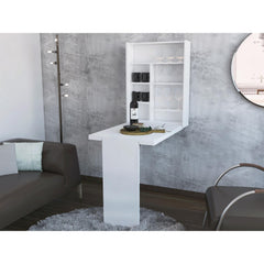 Aphrodite Rectangle Foldable Desk White