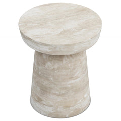 Odyssey - Accent Table - Distressed White Wash