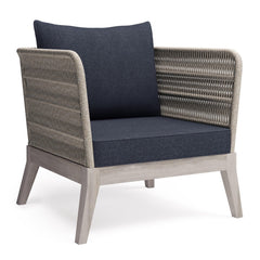 Agamemnon - Outdoor Conversation Chair - Slate Grey