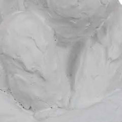 Arcadia Abstract Contemplative Man Figurine, White Resin Art 15 Inch