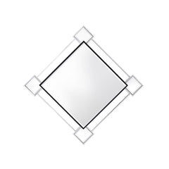 Display Mirrored & Chrome Finish Accent Mirror (Assembled)