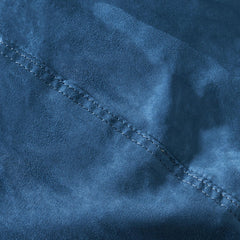 Revelation 6.5 Foot Suede Cylindrical Bean Bag, Midnight Blue