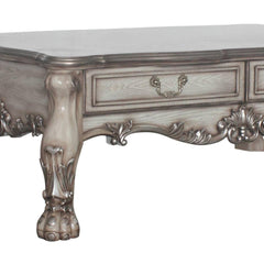 Chronos Vintage Bone White Finish Coffee Table