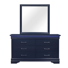 SHOWCASE BLUE DRESSER WITH LED
