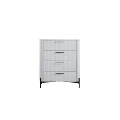 4 Drawer Chest - White