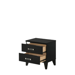 Genesis Black Finish Nightstand