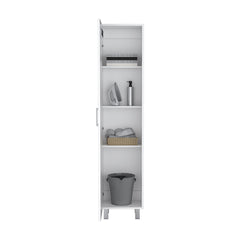 Storage Cabinet Molekeede, Laundry, White Finish