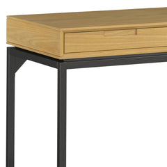Sanctuary - Mid Century Wide Desk - Oak Veneer