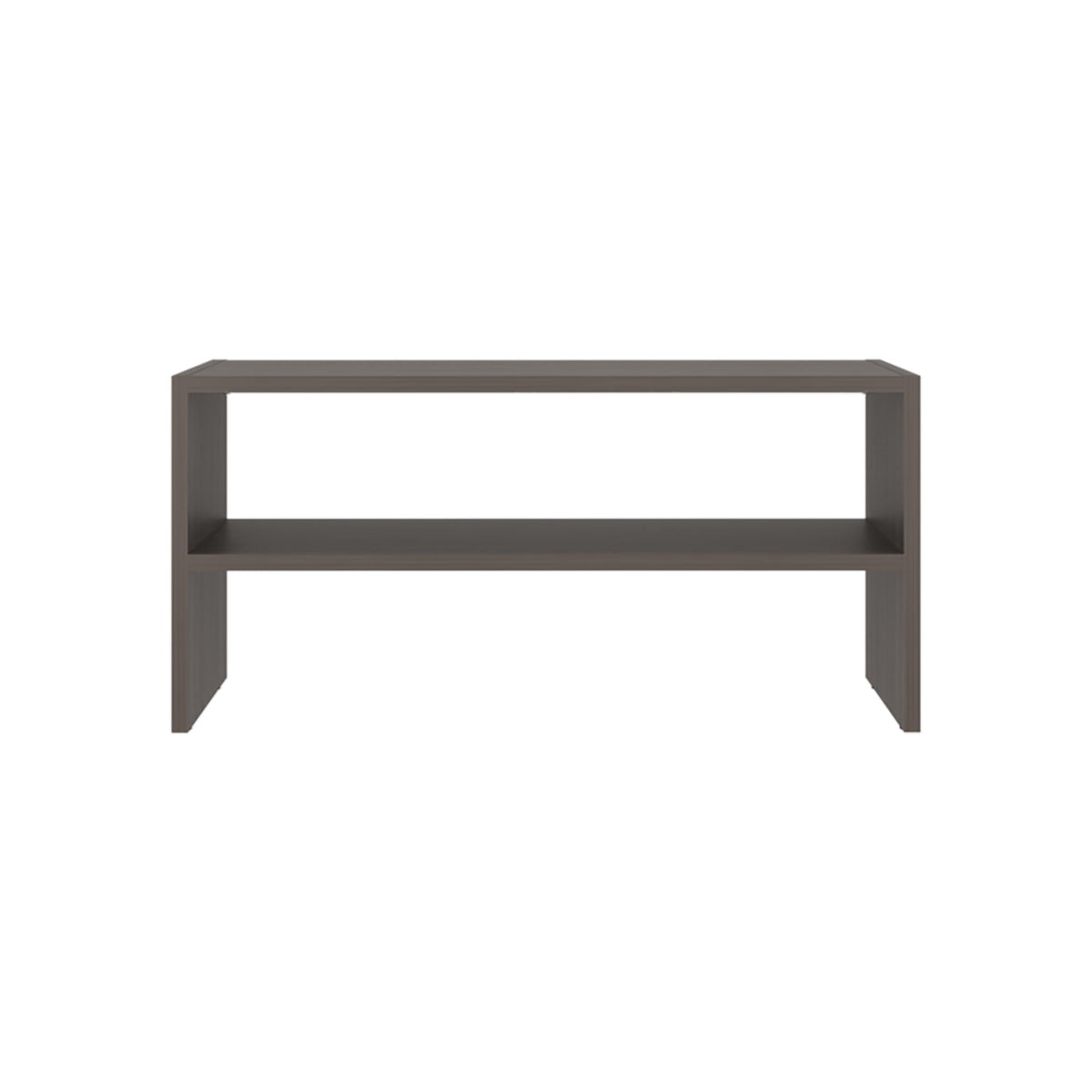 Aeneas Small Shoe Rack with Three Open Shelves, Compact Modern Shoe Organizer for Entryway or Closet, 23.6 Wide