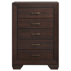 Asteroid Dark Cocoa 5-Drawer Chest