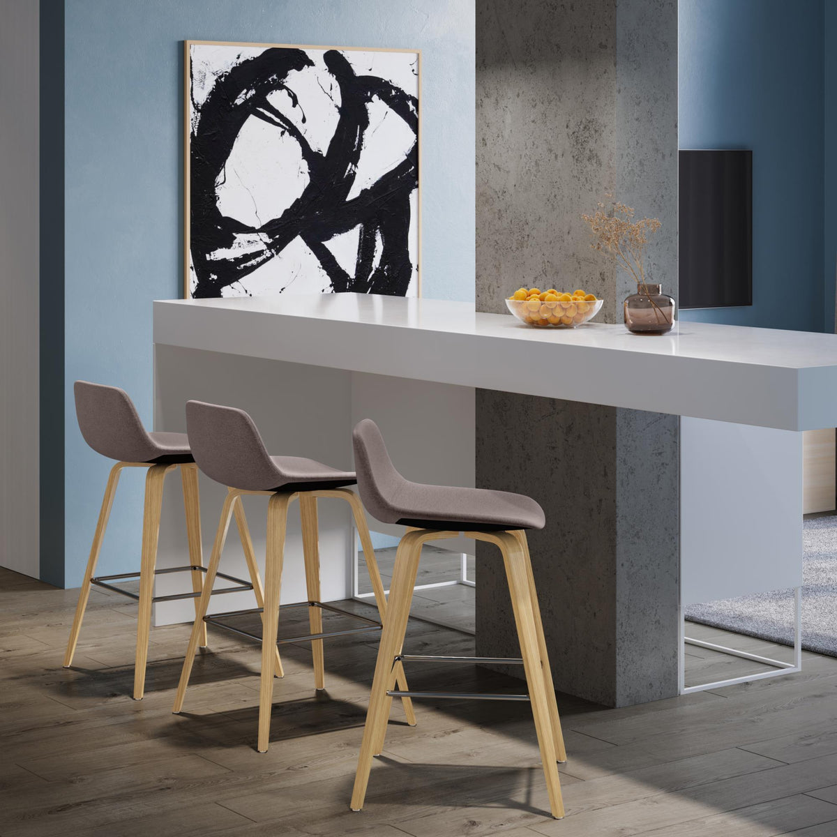 Eden Bentwood Counter/ Bar Height Stool (Set of 2)