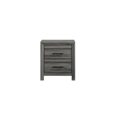 Clytemnestra Modern Style 2-Drawer Night stand Made with Wood in Gray