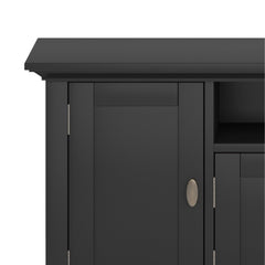 Diary 72 inch Wide Solid Wood TV Stand in Black For TVs up to 80 inches