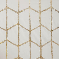Nova Blackout Metallic Print Grommet Top Curtain Panel(Only 1 Pc Panel)