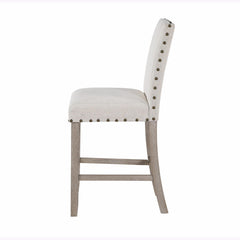 THESEUS WHITE BAR STOOL (KIT OF 2)
