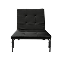 Dionysus Black Finish Adjustable Chair (Futon)