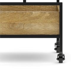 Ode - 16" Bar Cart - Natural