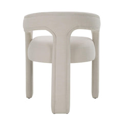 Demeter White Chenille Side Chair (Set of 2)