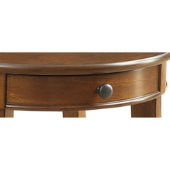 Story Walnut Finish Accent Table