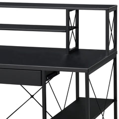 Olympus All Purpose Black Finish Writing Desk