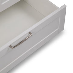 Melody - Deluxe 28" Laundry Cabinet with Pull-out Faucet and Stainless Steel Sink - Pure White